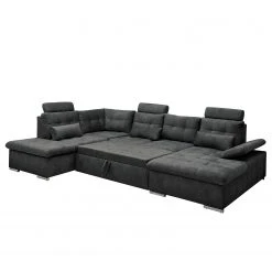 Fredriks Wohnlandschaft Puntiro III - Microfaser Salvo: Anthrazit - Longchair davorstehend rechts / Ottomane links - Mit Schlaffunktion 19 Fredriks Wohnlandschaft Puntiro III - Microfaser Salvo: Anthrazit - Longchair davorstehend rechts / Ottomane links - Mit Schlaffunktion -Wohnzimmermöbel boutique en ligne 1000315701 220728 060 DETAILS P000000001000315701