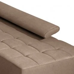 ADA trendline Ecksofa Neo - Webstoff - Hellbraun - Longchair davorstehend rechts -Wohnzimmermöbel boutique en ligne 1000316764 220303 070 DETAILS P000000001000316764