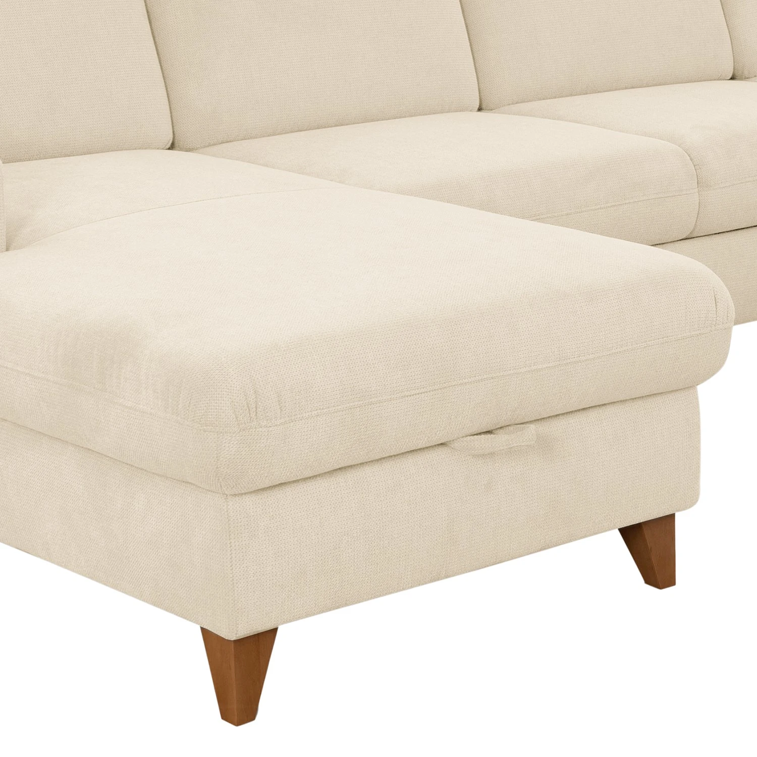 Loftscape Wohnlandschaft Gothem - Webstoff Palila: Creme - Ottomane davorstehend rechts - Mit Schlaffunktion 13 Loftscape Wohnlandschaft Gothem - Webstoff Palila: Creme - Ottomane davorstehend rechts - Mit Schlaffunktion – Bild 13