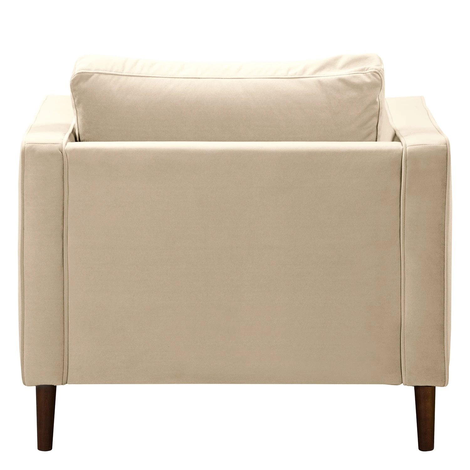 Norrwood Sessel Lobbes - Samt Vaia: Creme 4 Norrwood Sessel Lobbes - Samt Vaia: Creme – Bild 4