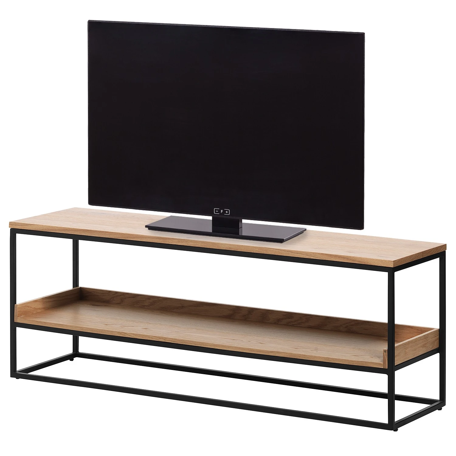 Red Living TV-Rack Ratho - Echtholzfurnier / Metall - Eiche 1 Red Living TV-Rack Ratho - Echtholzfurnier / Metall - Eiche