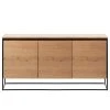 Red Living Sideboard Ratho - Eiche