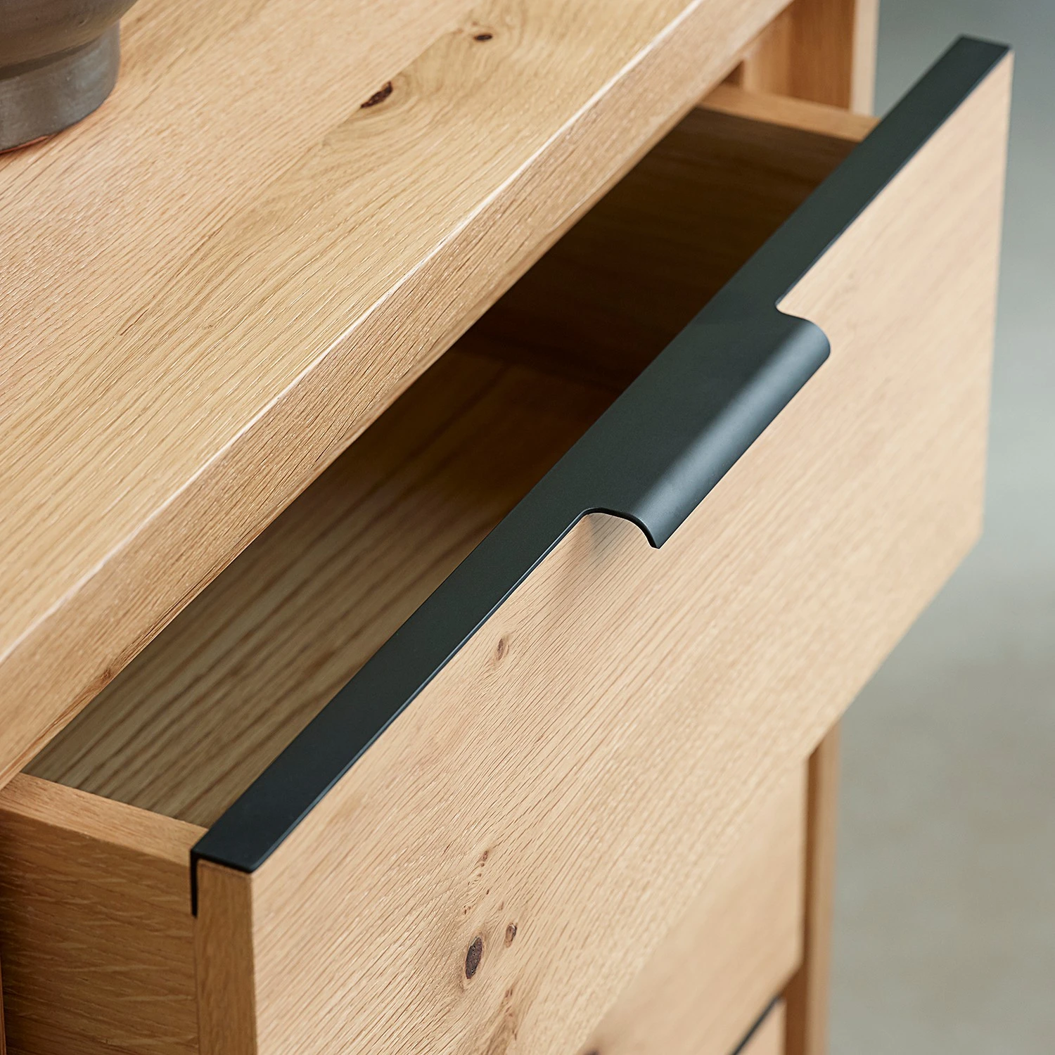 Loftscape Sideboard Limoges - Echtholzfurnier / Metall - Eiche / Schwarz 9 Loftscape Sideboard Limoges - Echtholzfurnier / Metall - Eiche / Schwarz – Bild 9