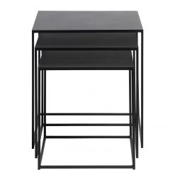 Loftscape Beistelltisch Pedja (3er-Set) - Metall - Schwarz -Wohnzimmermöbel boutique en ligne 1000319436 220107 101929000128 DETAILS P000000001000319436