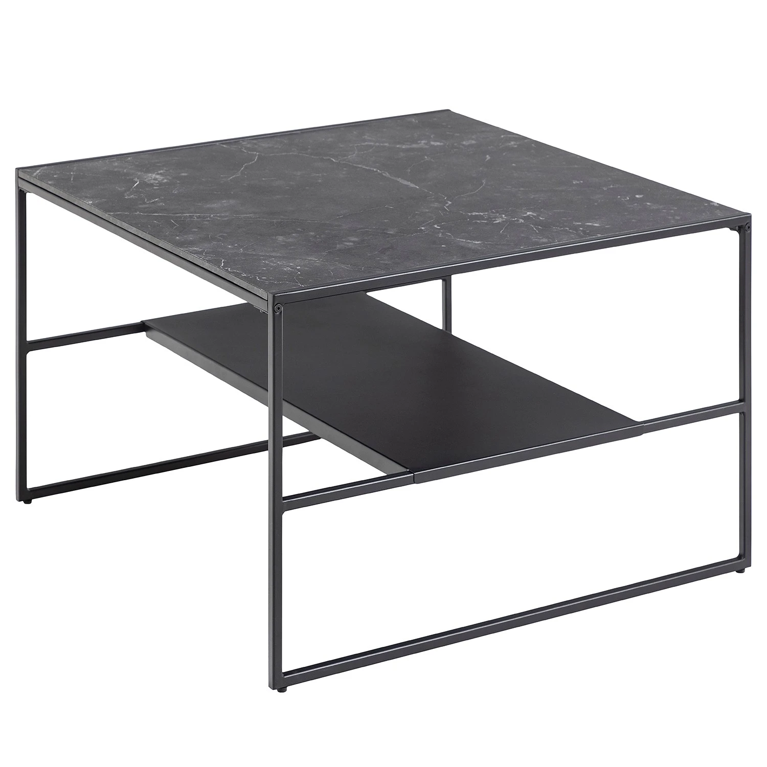 Red Living Couchtisch Zap II - Marmor Schwarz Dekor / Schwarz 5 Red Living Couchtisch Zap II - Marmor Schwarz Dekor / Schwarz – Bild 5