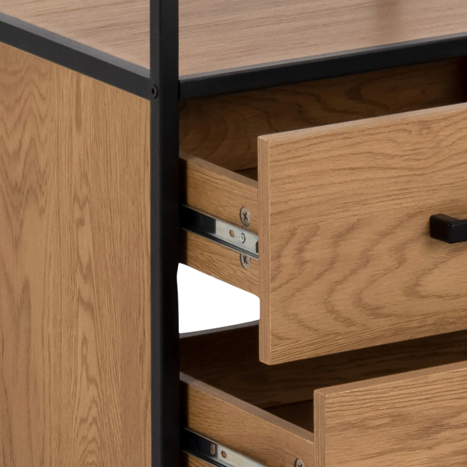 Red Living Regal Coogee XIII - Wildeiche Dekor / Schwarz 5 Red Living Regal Coogee XIII - Wildeiche Dekor / Schwarz – Bild 5