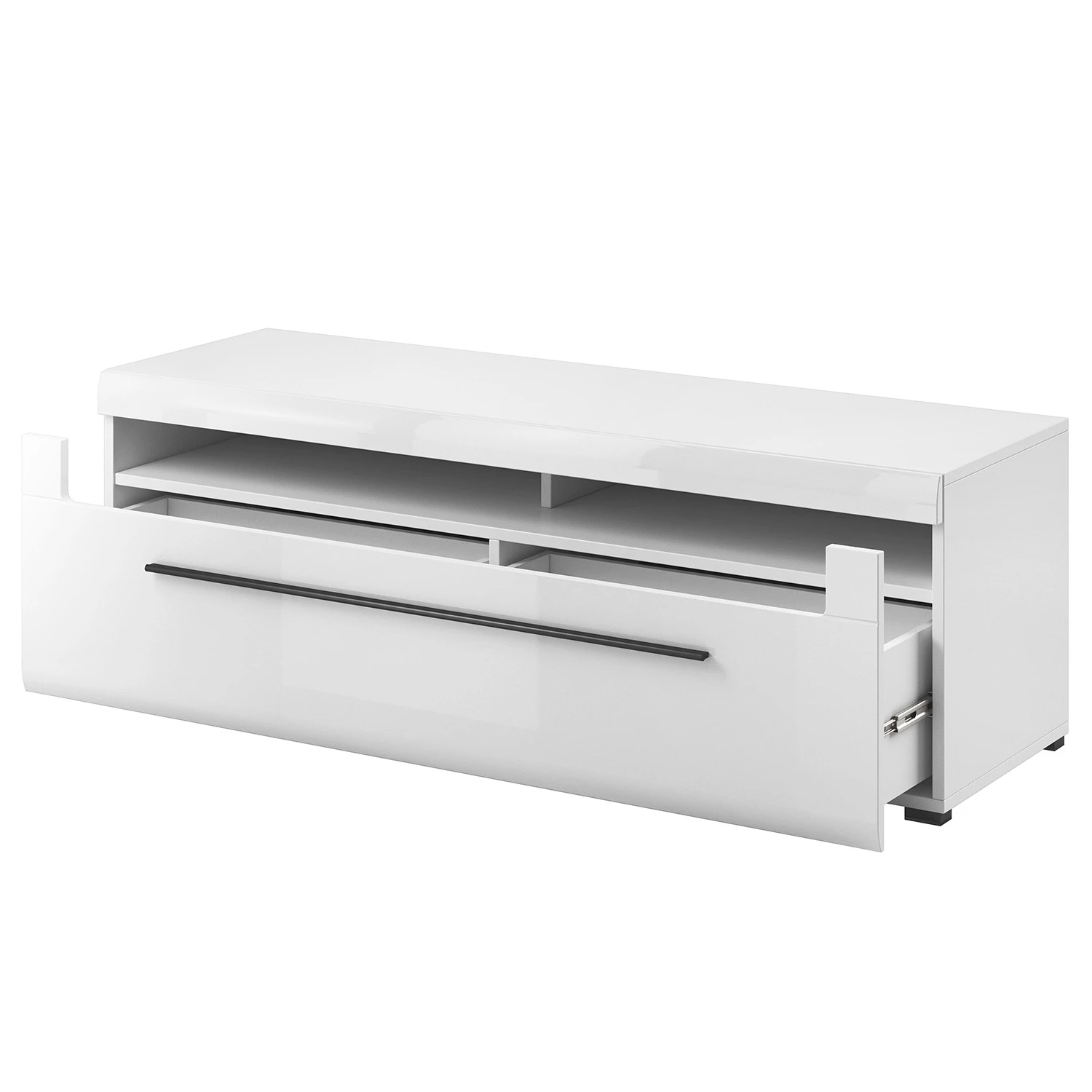 Loftscape Wohnwand Tyfta II (4-teilig) - Hochglanz Weiß 6 Loftscape Wohnwand Tyfta II (4-teilig) - Hochglanz Weiß – Bild 6