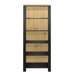 Red Living Regal Zagora - Asteiche Dekor / Schwarz -Wohnzimmermöbel boutique en ligne 1000329408 220203 154841000030 DETAILS P000000001000329408