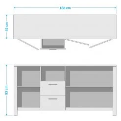 Red Living Sideboard Zagora - Asteiche Dekor / Schwarz 11 Red Living Sideboard Zagora - Asteiche Dekor / Schwarz -Wohnzimmermöbel boutique en ligne 1000329410 220203 154843000500 SKETCH DETAILS P000000001000329410 sketch