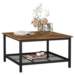 Red Living Couchtisch Bettyhill I - Metall - Braun / Schwarz -Wohnzimmermöbel boutique en ligne 1000329415 220203 16155100030 DETAILS P000000001000329415