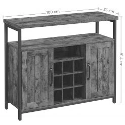 Red Living Kommode Gowan III - Braun / Schwarz 15 Red Living Kommode Gowan III - Braun / Schwarz -Wohnzimmermöbel boutique en ligne 1000329417 220203 161553000500 SKETCH DETAILS P000000001000329417 sketch