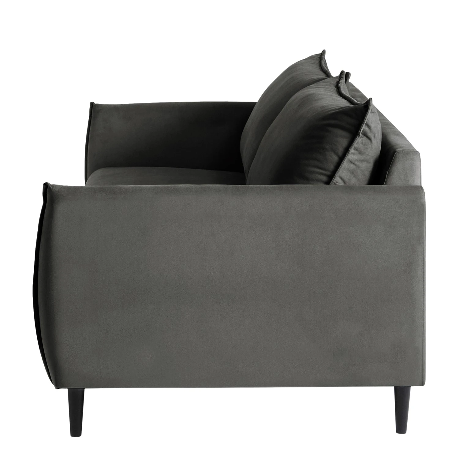 Norrwood Sofa Palawan (3-Sitzer) - Samt Ravi: Anthrazit 3 Norrwood Sofa Palawan (3-Sitzer) - Samt Ravi: Anthrazit – Bild 3