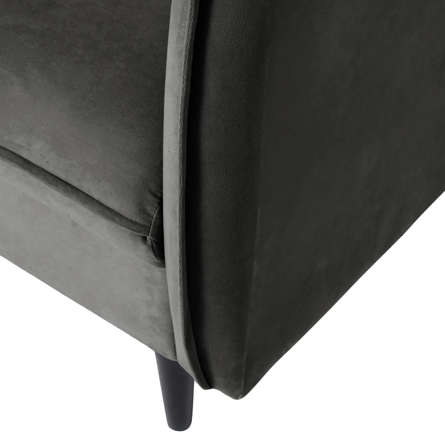 Norrwood Sofa Palawan (3-Sitzer) - Samt Ravi: Anthrazit 6 Norrwood Sofa Palawan (3-Sitzer) - Samt Ravi: Anthrazit – Bild 6