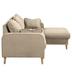 Norrwood Ecksofa Nante - Microfaser Enza: Creme - Ottomane davorstehend rechts -Wohnzimmermöbel boutique en ligne 1000330154 220304 040 DETAILS P000000001000330154