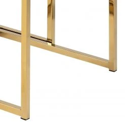 Fredriks Beistelltisch Katori I (3er-Set) - Glas / Metall - Marmor Weiß Dekor / Gold -Wohnzimmermöbel boutique en ligne 1000330562 220208 14502500080 DETAILS P000000001000330562