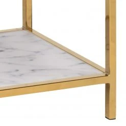 Fredriks Regal Katori I - Glas / Metall - Marmor Weiß Dekor / Gold -Wohnzimmermöbel boutique en ligne 1000330564 220208 14502800070 DETAILS P000000001000330564