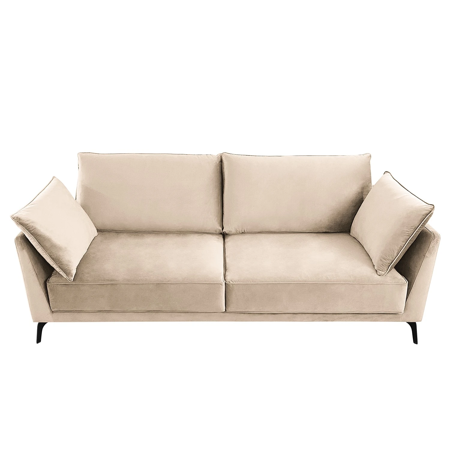 Norrwood Sofa Gobabis (3-Sitzer) - Samt Ravi: Creme 5 Norrwood Sofa Gobabis (3-Sitzer) - Samt Ravi: Creme – Bild 5
