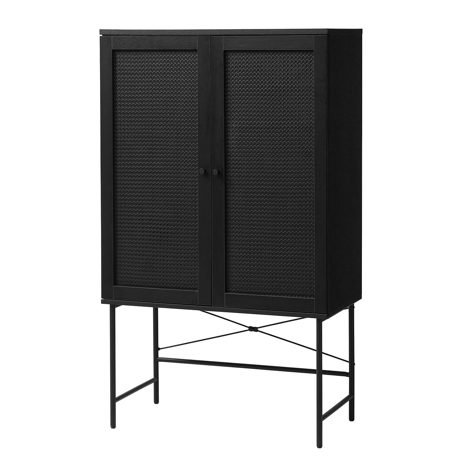 Loftscape Highboard Palermo - Metall - Schwarz 1 Loftscape Highboard Palermo - Metall - Schwarz