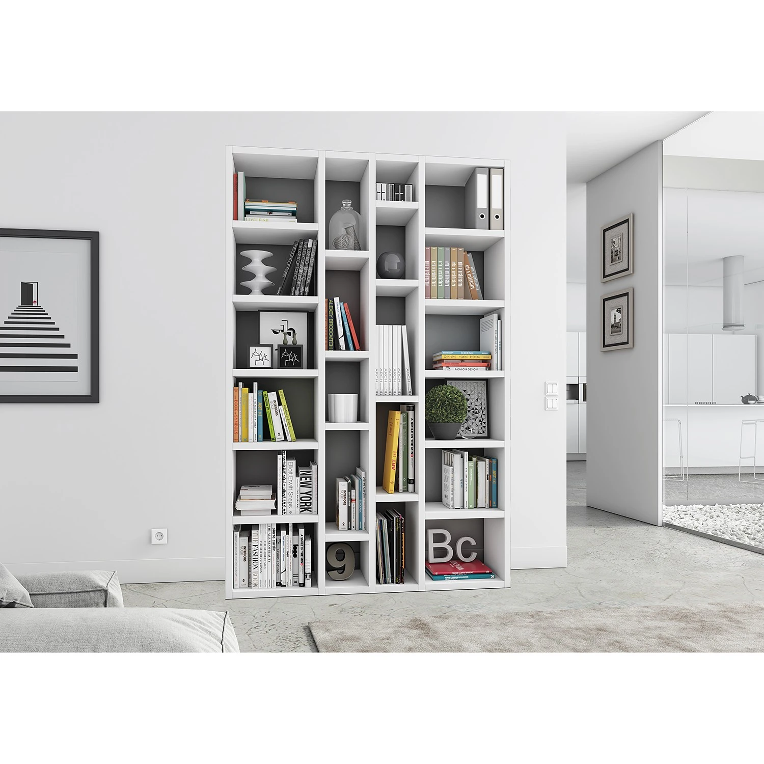 Loftscape Regal Emporior XX - Cremeweiß 2 Loftscape Regal Emporior XX - Cremeweiß – Bild 2