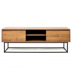 Red Living TV-Lowboard Tirano - Metall - Walnuss Hell Dekor / Schwarz 8 Red Living TV-Lowboard Tirano - Metall - Walnuss Hell Dekor / Schwarz -Wohnzimmermöbel boutique en ligne 1000333634 220302 031 DETAILS P000000001000333634