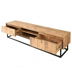 Red Living TV-Lowboard Boddington II - Kiefer Dekor / Schwarz 10 Red Living TV-Lowboard Boddington II - Kiefer Dekor / Schwarz -Wohnzimmermöbel boutique en ligne 1000333645 220302 030 DETAILS P000000001000333645