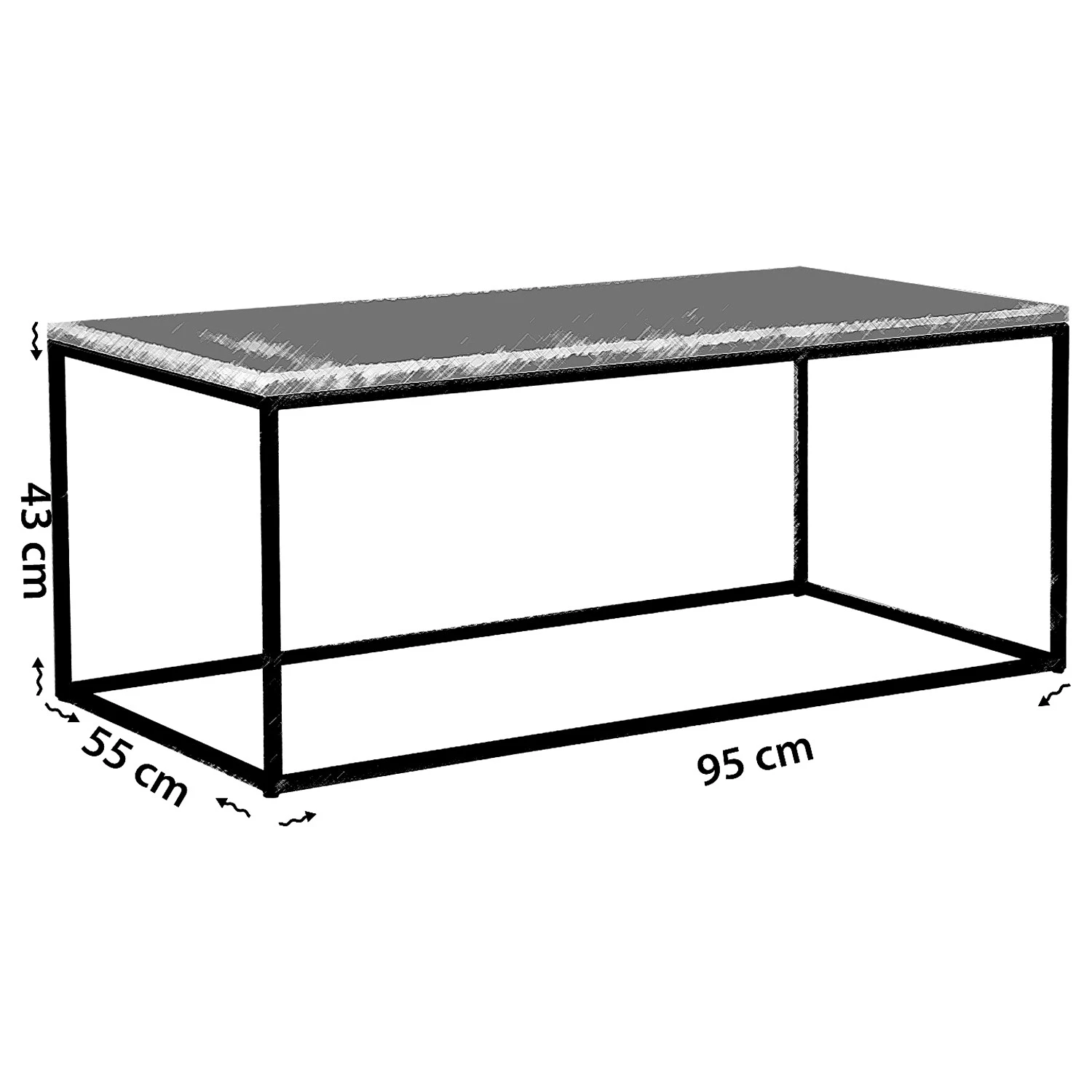 Loftscape Couchtisch Ravello - Marmor Weiß Dekor 7 Loftscape Couchtisch Ravello - Marmor Weiß Dekor – Bild 7