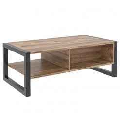 Red Living Couchtisch Haloba - Metall - Kiefer Dekor / Schwarz -Wohnzimmermöbel boutique en ligne 1000333665 220302 030 DETAILS P000000001000333665