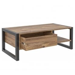 Red Living Couchtisch Haloba - Metall - Kiefer Dekor / Schwarz -Wohnzimmermöbel boutique en ligne 1000333665 220302 031 DETAILS P000000001000333665