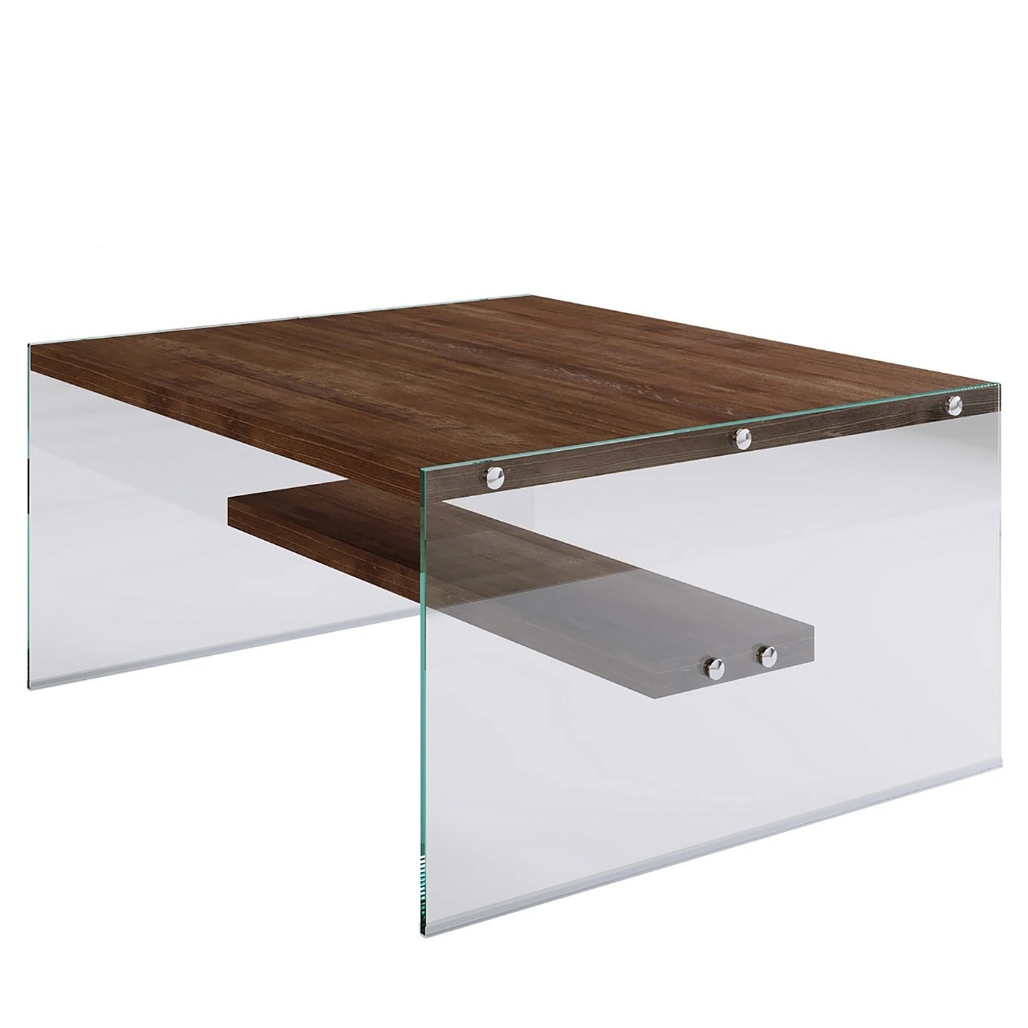 Loftscape Couchtisch Rodgau - Glas / Kiefer massiv - Kiefer Kolonial 1 Loftscape Couchtisch Rodgau - Glas / Kiefer massiv - Kiefer Kolonial