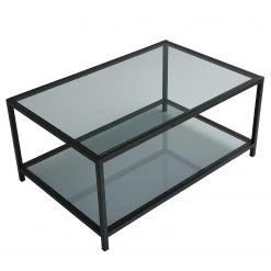 Loftscape Couchtisch Birdsville - Glas / Metall - Rauchgrau -Wohnzimmermöbel boutique en ligne 1000333678 220302 032 DETAILS P000000001000333678