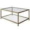 Loftscape Couchtisch Skod - Glas / Metall - Gold