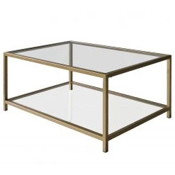 Loftscape Couchtisch Skod - Glas / Metall - Gold