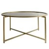 Loftscape Couchtisch Sedan I - Glas / Metall - Gold
