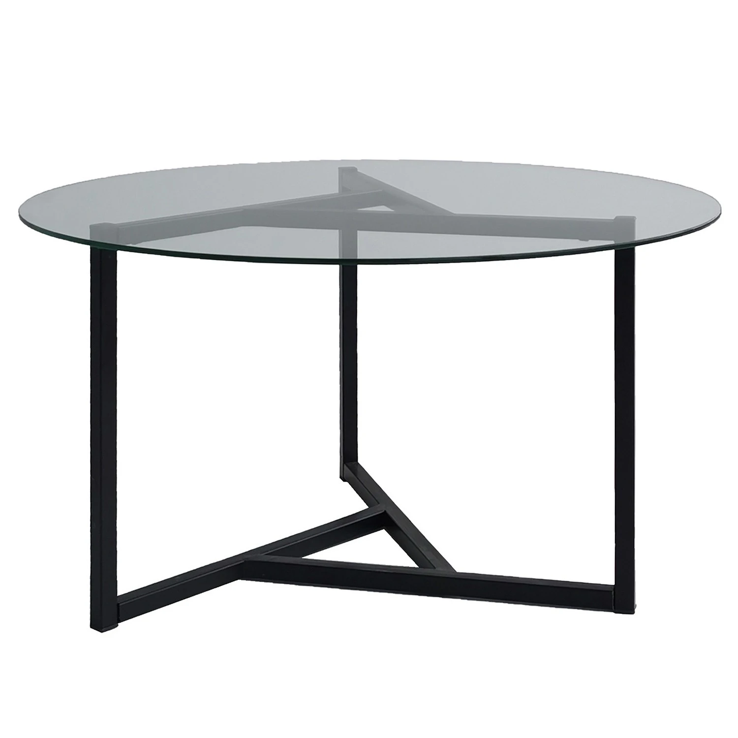 Loftscape Couchtisch Tartas - Glas / Metall - Schwarz 4 Loftscape Couchtisch Tartas - Glas / Metall - Schwarz – Bild 4