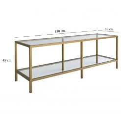 Loftscape TV-Rack Nibas - Glas / Metall - Gold -Wohnzimmermöbel boutique en ligne 1000333693 220302 500 SKETCH DETAILS P000000001000333693 sketch