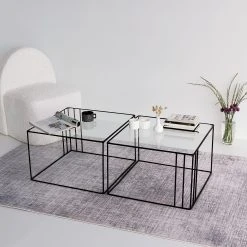 Loftscape Couchtisch Osiris - Glas / Metall - Schwarz 10 Loftscape Couchtisch Osiris - Glas / Metall - Schwarz -Wohnzimmermöbel boutique en ligne 1000333705 220302 021 MOOD DETAILS P000000001000333705 mood