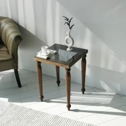 Ars Natura Beistelltisch Tating - Glas / Walnuss massiv - Rauchschwarz / Walnuss 16 Ars Natura Beistelltisch Tating - Glas / Walnuss massiv - Rauchschwarz / Walnuss -Wohnzimmermöbel boutique en ligne 1000333709 220302 025 MOOD DETAILS P000000001000333709 mood