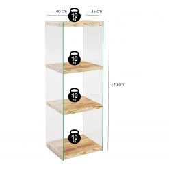 Loftscape Regal Rodgau - Glas / Kiefer massiv - Kiefer - Höhe: 120 cm 11 Loftscape Regal Rodgau - Glas / Kiefer massiv - Kiefer - Höhe: 120 cm -Wohnzimmermöbel boutique en ligne 1000333714 220302 500 SKETCH DETAILS P000000001000333714 sketch