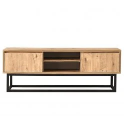 Red Living TV-Lowboard Boddington I - Kiefer Dekor / Schwarz -Wohnzimmermöbel boutique en ligne 1000333727 220302 031 DETAILS P000000001000333727