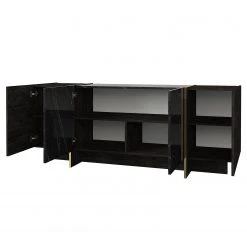Loftscape Sideboard Vidal - Marmor Schwarz Dekor / Gold -Wohnzimmermöbel boutique en ligne 1000333728 220302 031 DETAILS P000000001000333728