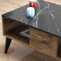 Red Living Couchtisch Korfu - Walnuss Dekor 8 Red Living Couchtisch Korfu - Walnuss Dekor -Wohnzimmermöbel boutique en ligne 1000333729 220302 030 DETAILS P000000001000333729