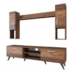 Red Living Wohnkombination Rangun II (4-teilig) - Walnuss Dekor -Wohnzimmermöbel boutique en ligne 1000333730 220302 032 DETAILS P000000001000333730