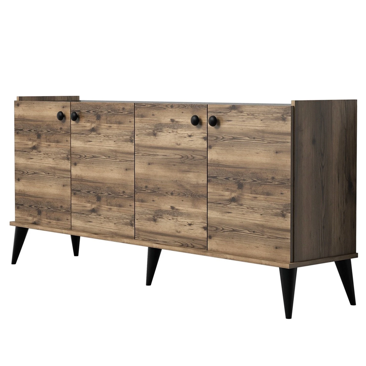 Red Living Sideboard Korfu - Walnuss Dekor 1 Red Living Sideboard Korfu - Walnuss Dekor