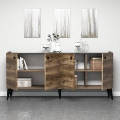 Red Living Sideboard Korfu - Walnuss Dekor 9 Red Living Sideboard Korfu - Walnuss Dekor -Wohnzimmermöbel boutique en ligne 1000333738 220302 022 MOOD DETAILS P000000001000333738 mood