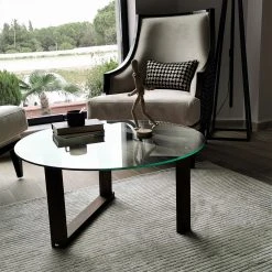 Loftscape Couchtisch Yorkton II - Glas / Walnuss massiv - Walnuss -Wohnzimmermöbel boutique en ligne 1000333739 220302 021 MOOD DETAILS P000000001000333739 mood