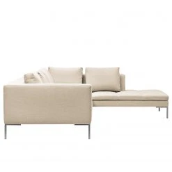 Studio Copenhagen Ecksofa Madison I - Webstoff Saia: Beige - Breite: 319 cm - Ottomane davorstehend rechts -Wohnzimmermöbel boutique en ligne 1000333883 220301 040 DETAILS P000000001000333883