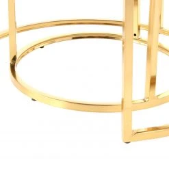 INSTYLE by Kayoom Polsterhocker Myla (2er-Set) - Weiß / Gold 13 INSTYLE by Kayoom Polsterhocker Myla (2er-Set) - Weiß / Gold -Wohnzimmermöbel boutique en ligne 1000335715 220223 034 DETAILS P000000001000335715