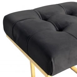 INSTYLE by Kayoom Polsterhocker Rare - Schwarz -Wohnzimmermöbel boutique en ligne 1000335730 220223 031 DETAILS P000000001000335730