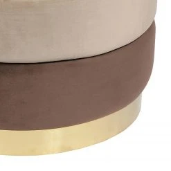 INSTYLE by Kayoom Polsterhocker Elyse - Braun -Wohnzimmermöbel boutique en ligne 1000335758 220223 033 DETAILS P000000001000335758