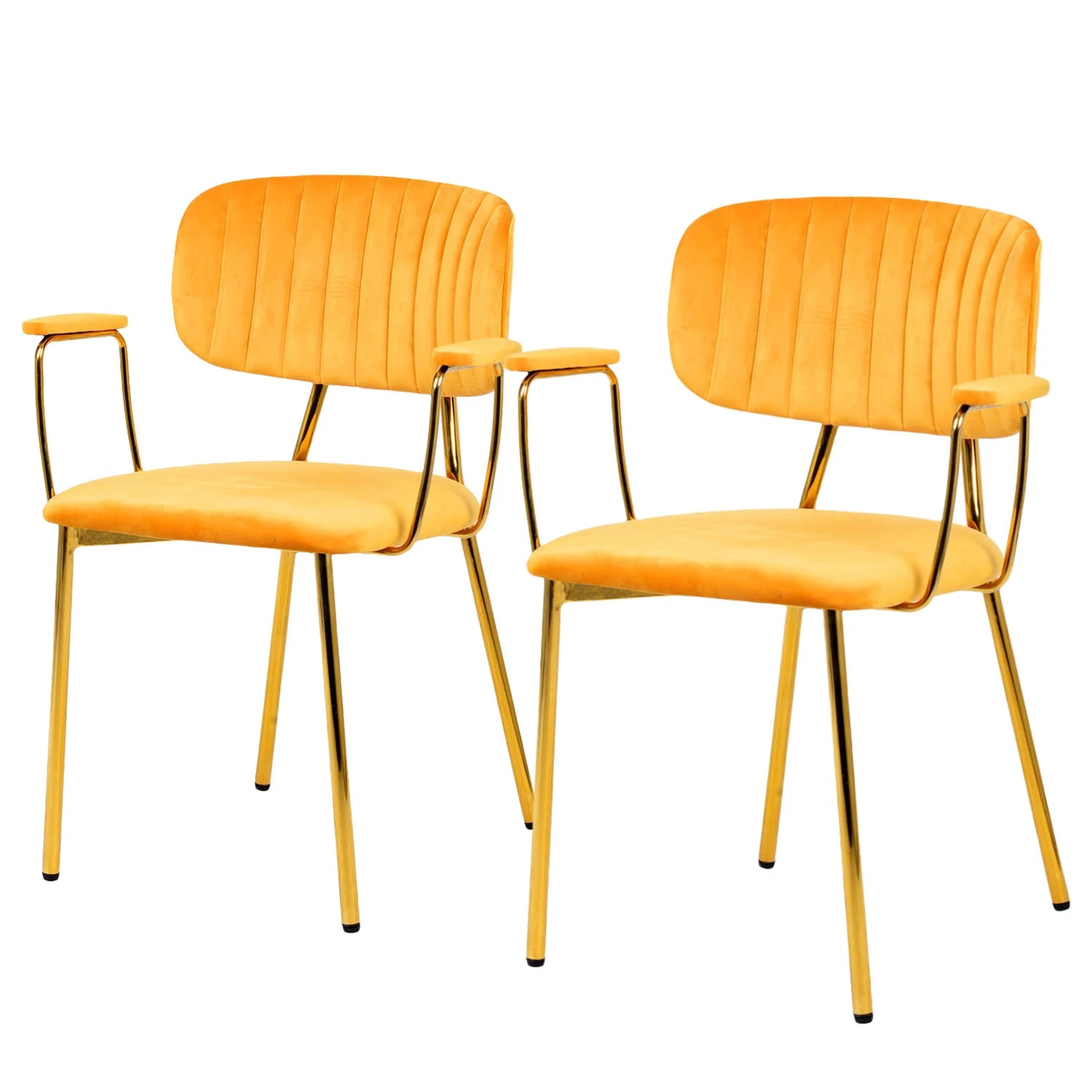 INSTYLE by Kayoom Armlehnenstuhl Kian (2er-Set) - Goldgelb 1 INSTYLE by Kayoom Armlehnenstuhl Kian (2er-Set) - Goldgelb